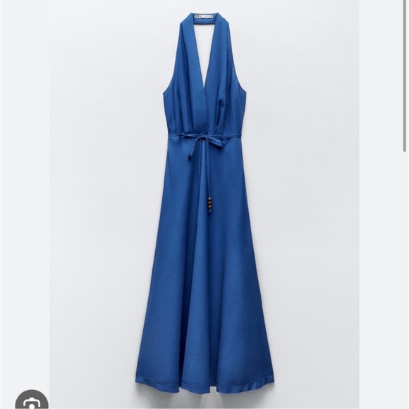 Linen Blue-Bell Halter